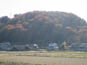 神戸から高本山配水場を見た風景